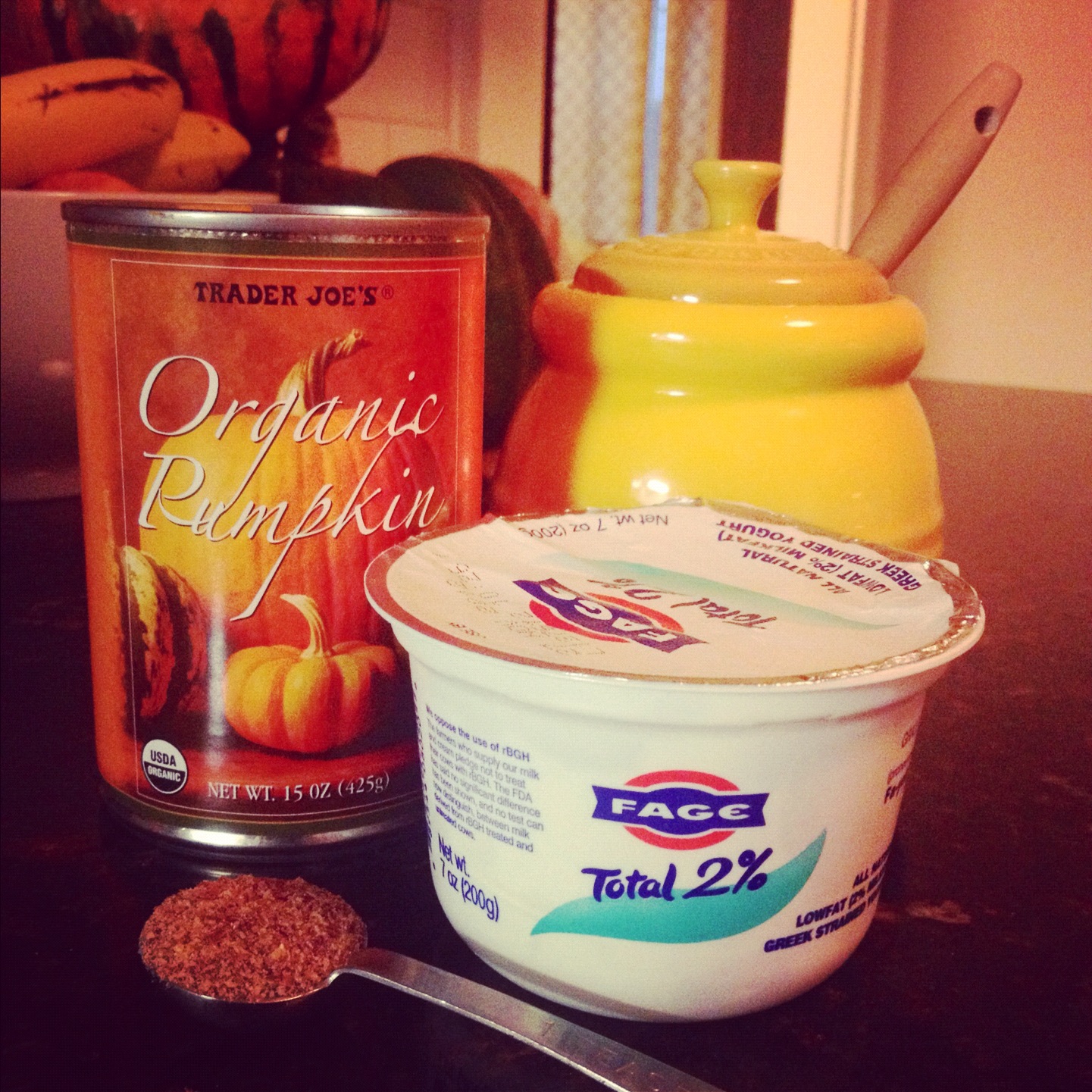 pumpkin greek yogurt